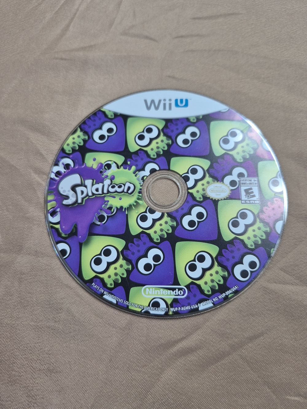 Splatoon (Nintendo Wii U) - Authentic Game Disc Only - Tested & Working